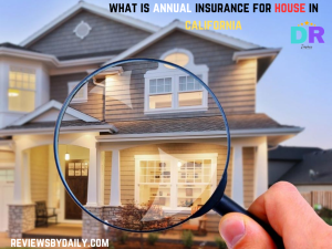 what is annual insurance for house in california